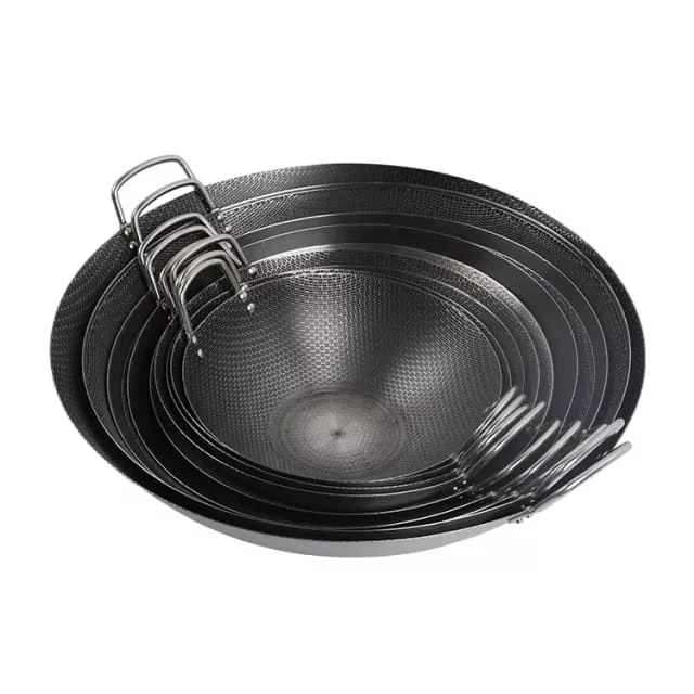 Nonstick Honeycomb Interior Wok Cookware