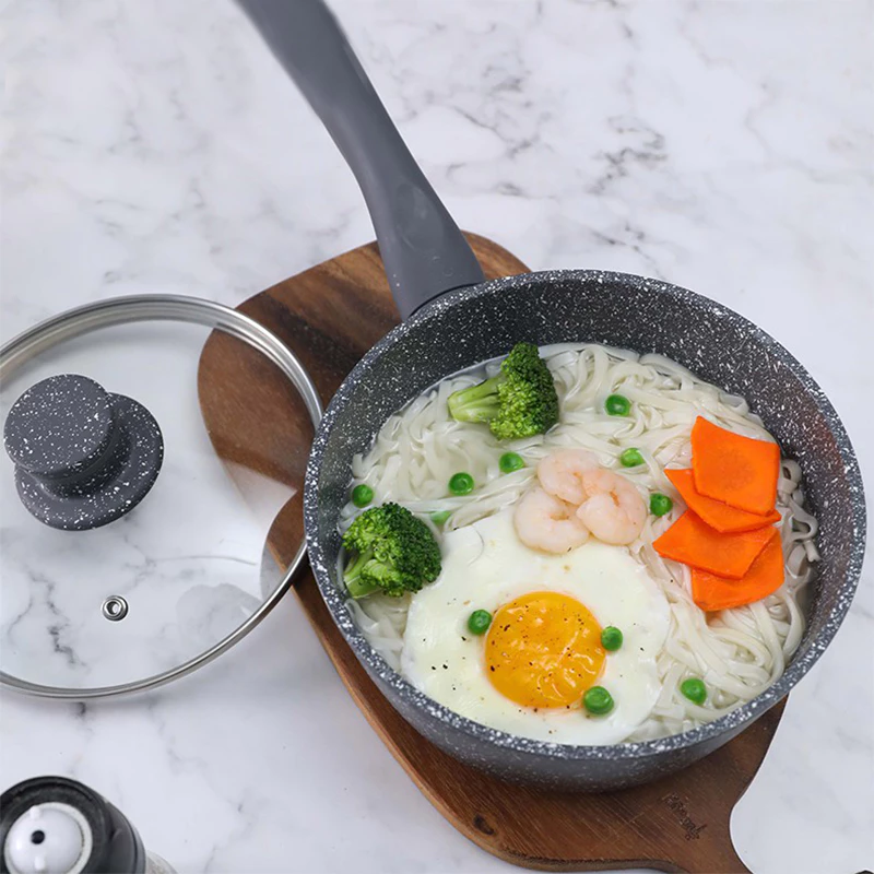 JEETEE Granite Non Stick Saucepan