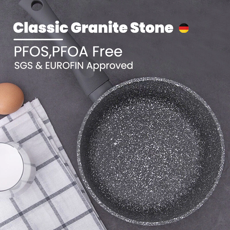 JEETEE Granite Non Stick Saucepan