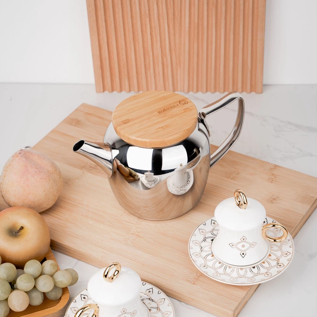 Korkmaz Montana Teapot Premium Stainless Steel