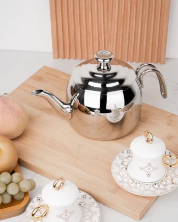 Korkmaz Droppa Teapot Premium Stainless Steel