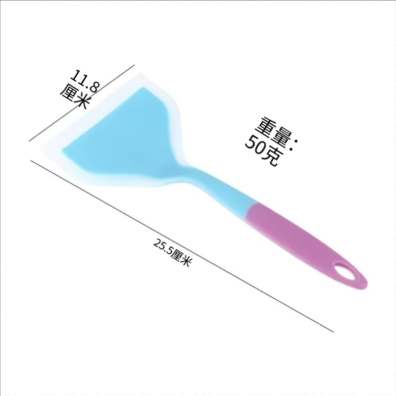 Silicone Wide Omelette Pan Spatula Tamagoyaki Shovel Pancake Non Stick Scraper