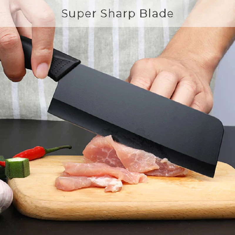 7in1 BLACK KNIFE SET Kitchen Knives Utensils Viral Set Kitchen Knives