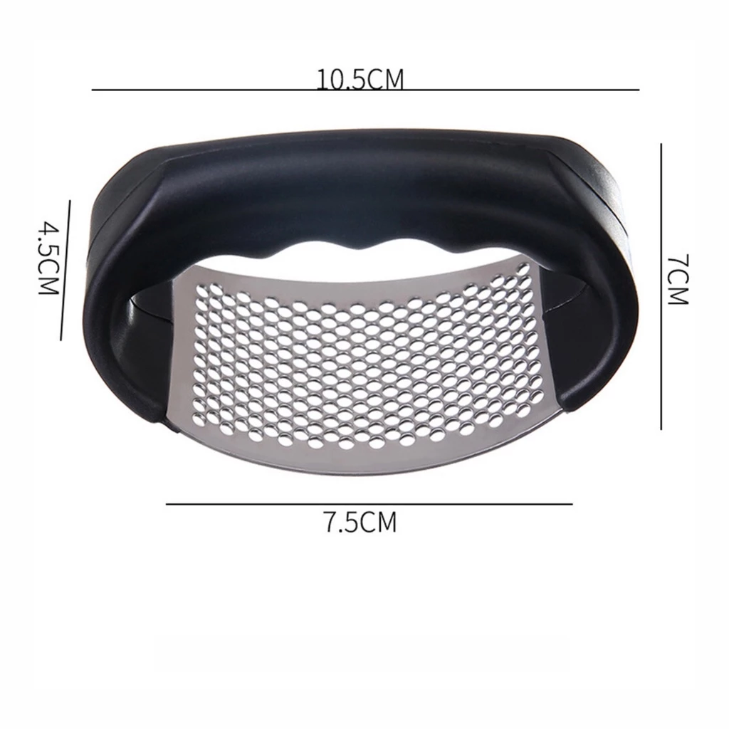 Handheld Garlic Press Stainless Steel Pressure Masher Chopping Manual Garlic Mincer Crusher Household Tools Kitchen