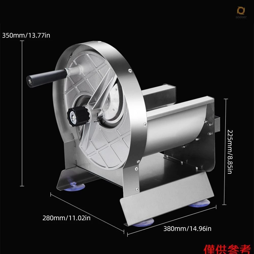 Commercial Manual Vegetable Fruit Slicer 0.2-1mm Adjustable Thickness Stainless Steel Manual Vegetable Cutter Machine
