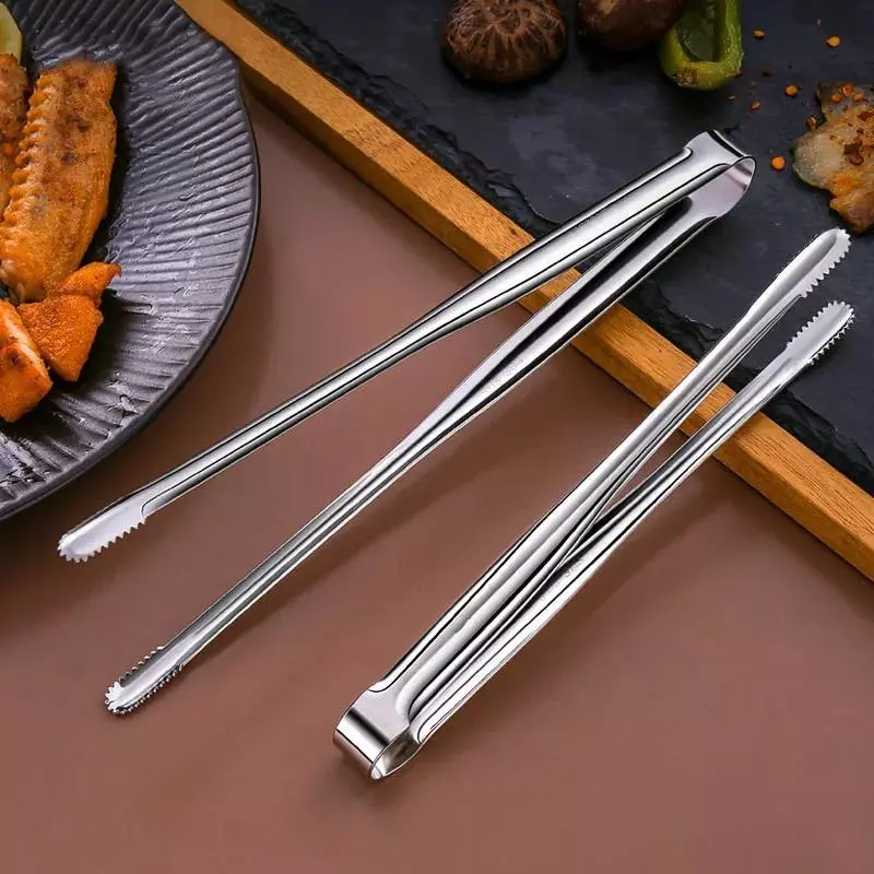 3-piece Stainless Steel Grill Tongs Set